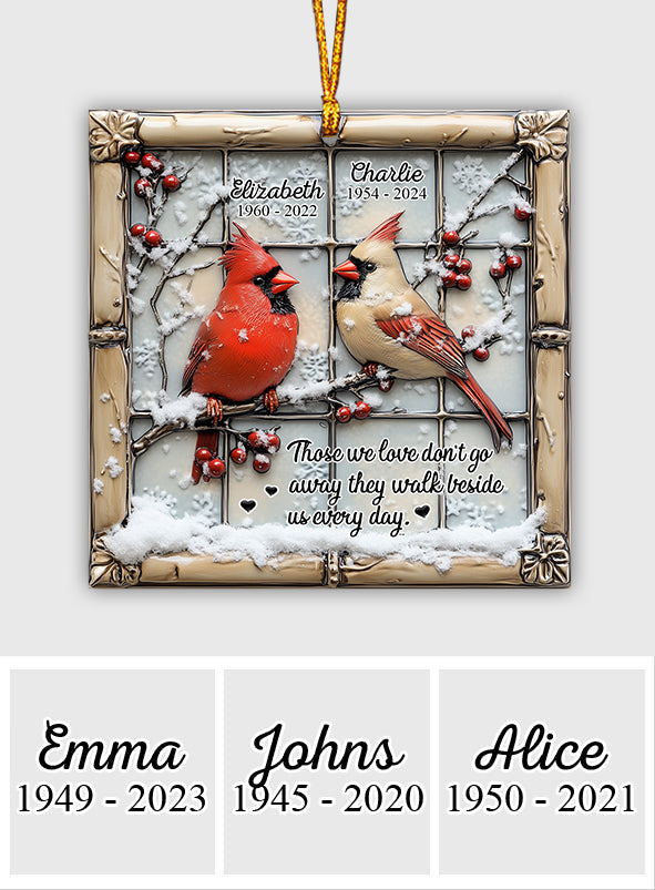They Fly Beside Us Everyday - Personalized Memorial Ornament