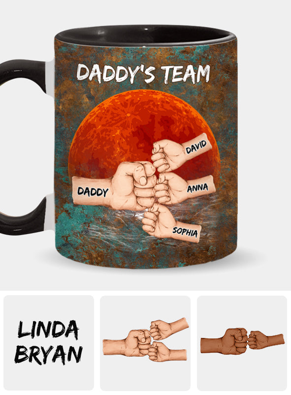 Mug personnalisé « L'équipe de papa »