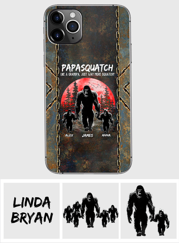 Grandpasquatch - Coque de téléphone personnalisée pour papa