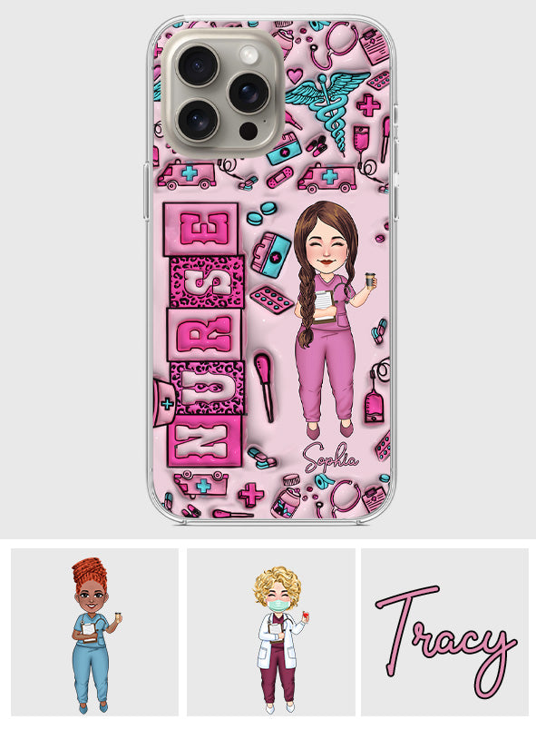 Nurse Life - Personalized Nurse Clear Phone Case