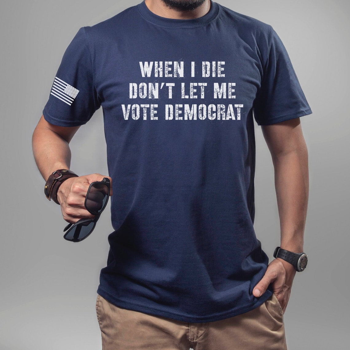 Pro America, Anti Biden, Anything But Democrat, Funny Republican Shirt, Patriot, Trump Shirts, Usa, Military, Shirts For Him, Politics Shirt T-shirt & Hoodie