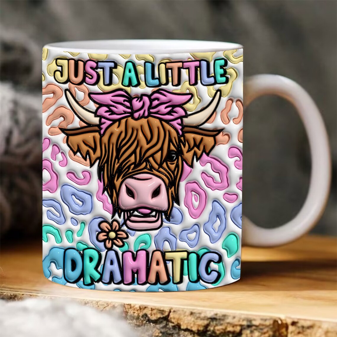 Mug « Vache des Highlands » pour les amoureux des vaches des Highlands 0624