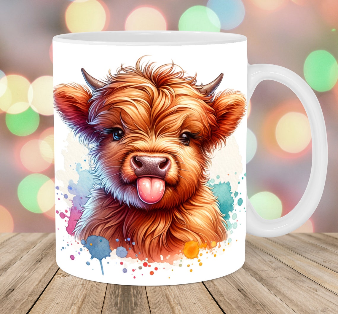 Mug vache des Highlands effrontée 0624