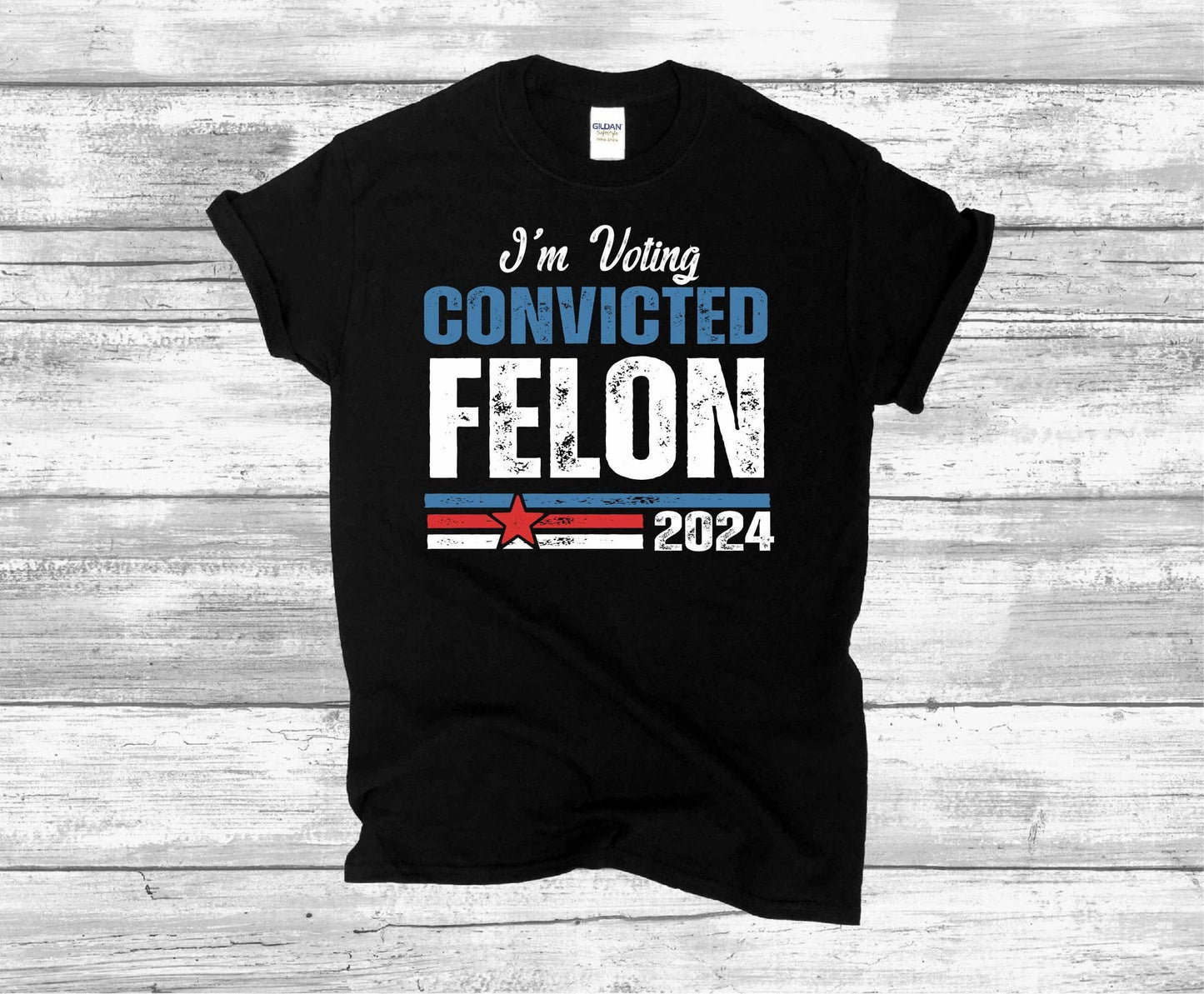 Je vote pour les élections de 2024 ! T-shirt politique humoristique, vêtements pour les élections de 2024, t-shirt graphique unisexe et sweat à capuche.