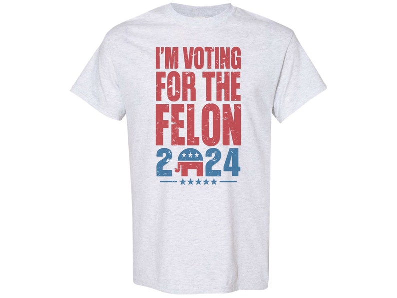 T-shirt Trump, Je vote pour le criminel, T-shirt Élection, T-shirt Élection 2024, T-shirt Républicain, T-shirt Conservateur, T-shirt et sweat à capuche humoristiques Trump