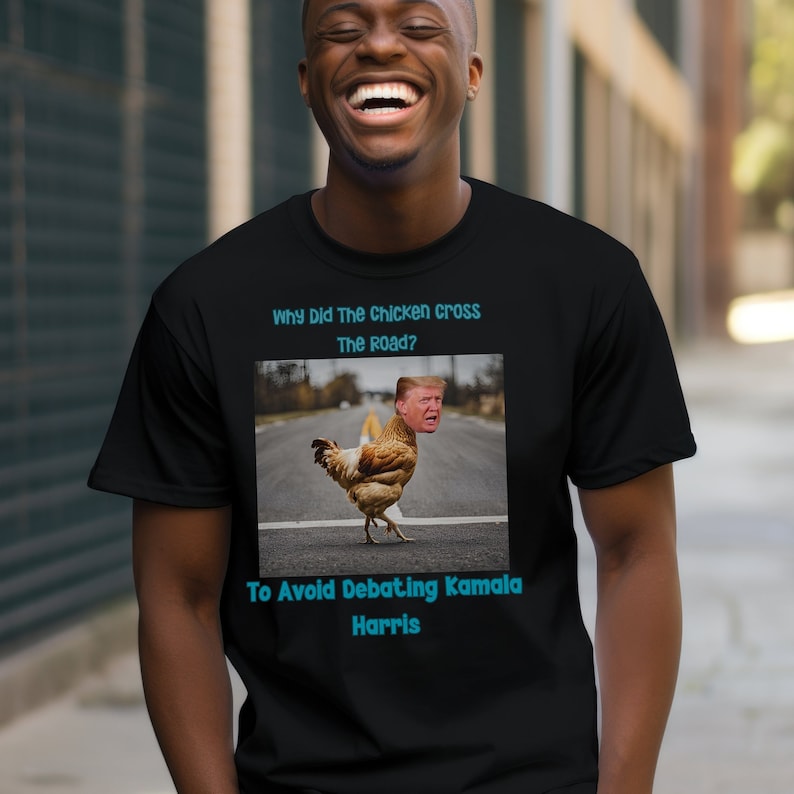 T-shirt et sweat à capuche anti-Trump humoristiques avec un poulet (0924)