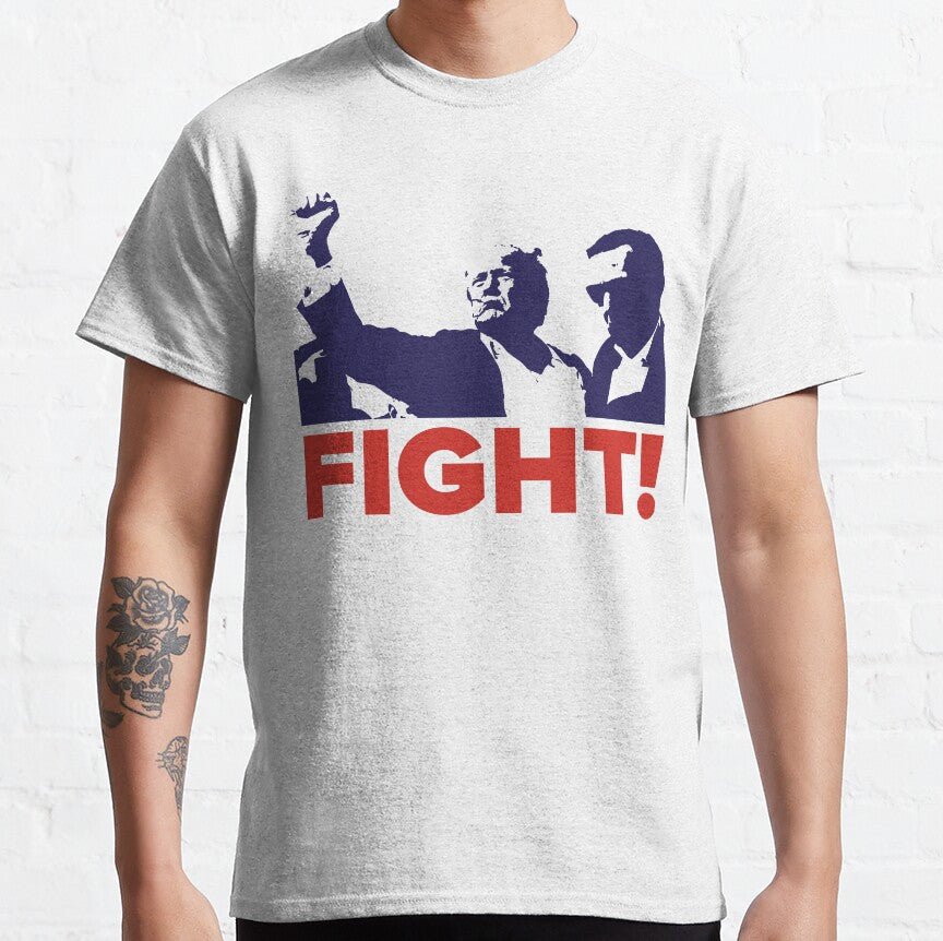Never Surrender Shirt, Fight For America T-shirt, 2024 Rally Shirt T-shirt & Hoodie