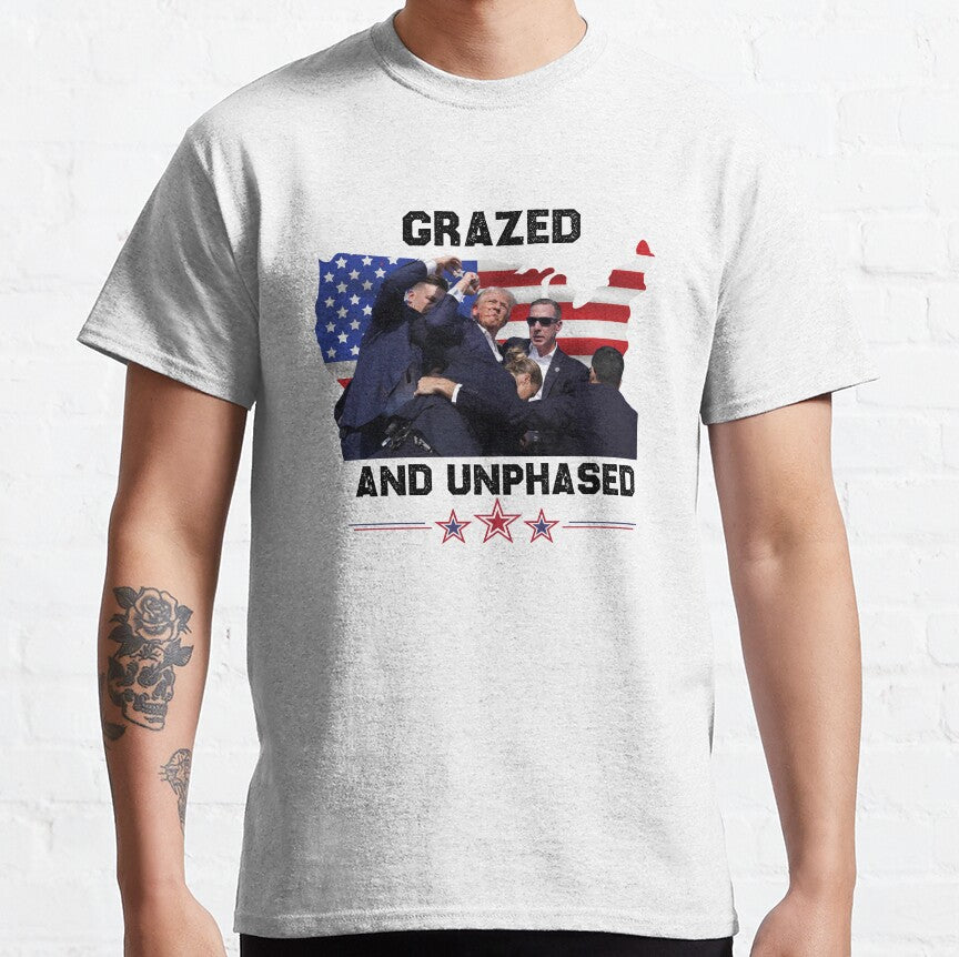 T-shirt « Tu as raté », T-shirt « Fight Fight Fight », T-shirt et sweat à capuche « Rallye 2024 »