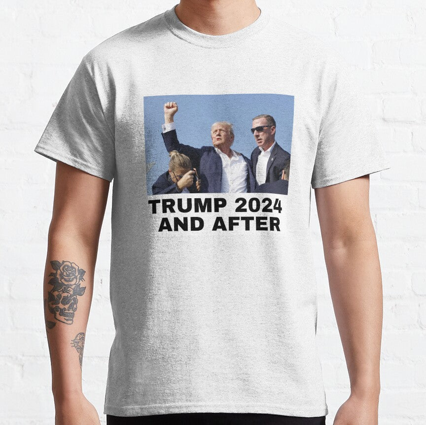 T-shirt pare-balles, T-shirt « Never Surrender », T-shirt « Fight For America », T-shirt de rallye rétro, T-shirt et sweat à capuche « Fight Fight Fight ».