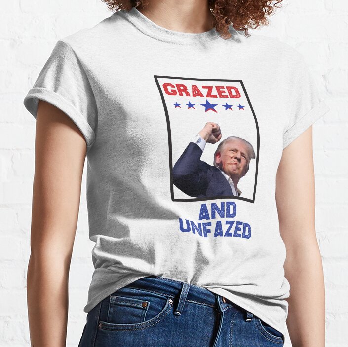 T-shirt « Never Surrender », T-shirt « Fight For America », T-shirt et sweat à capuche « Rallye 2024 »