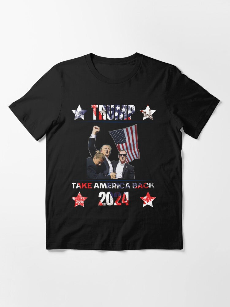 Never Surrender Shirt, Fight For America T-shirt, 2024 Rally Shirt T-shirt & Hoodie