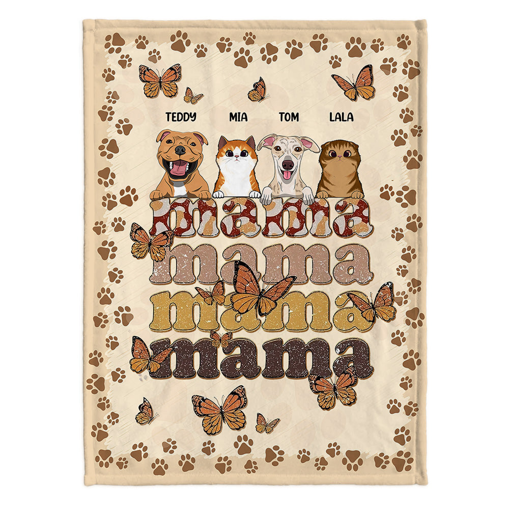 Meilleure maman du monde - Couverture personnalisée pour chien pour la fête des mères
