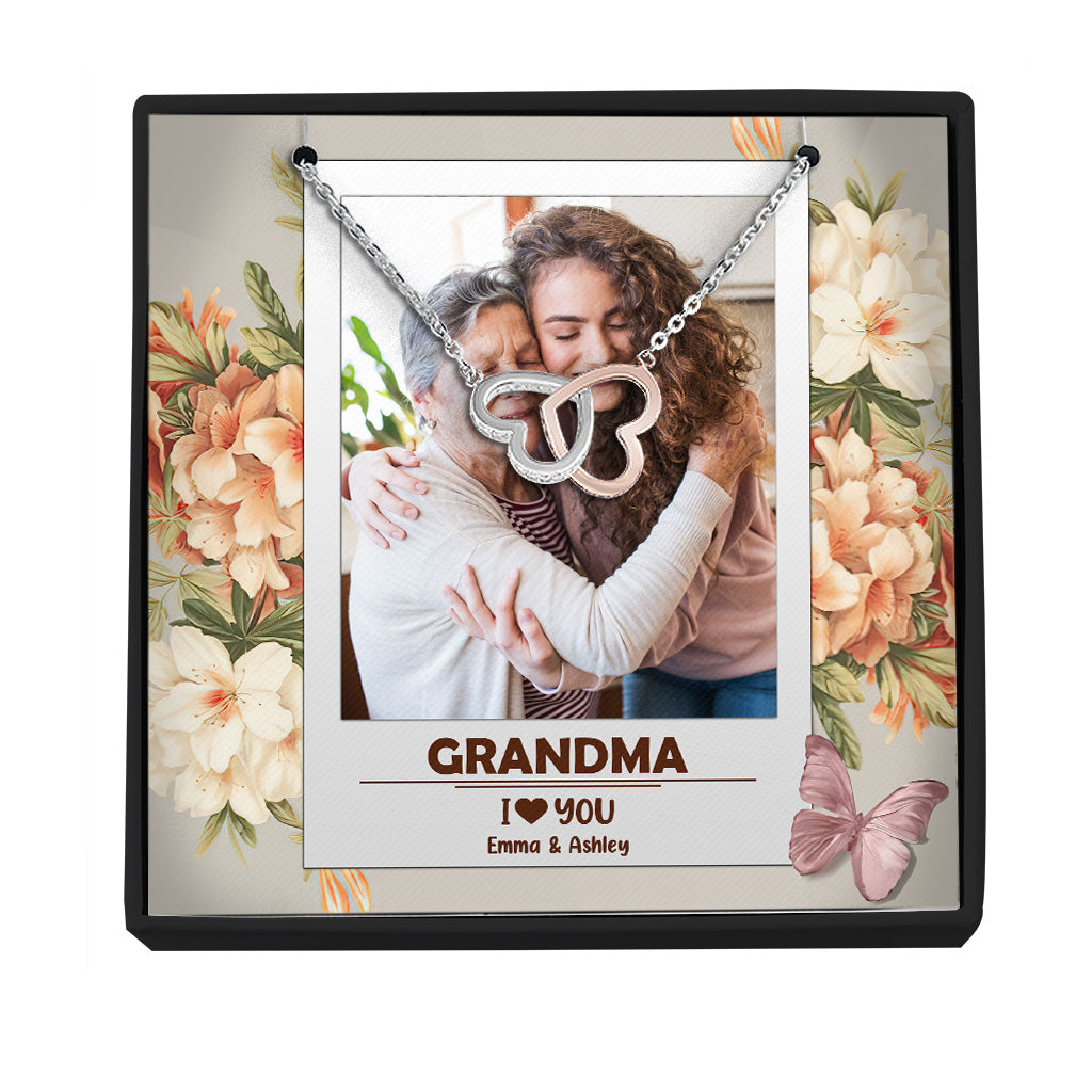 Grandma I Love You - Gift for grandma, mom, aunt, sister, wife, girlfriend - Personalized Necklace