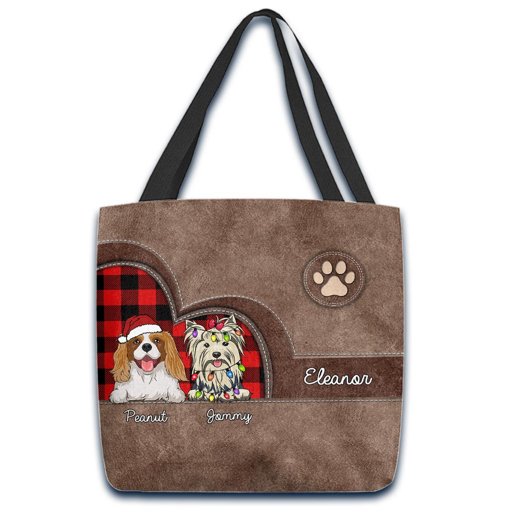 Passez un Noël tout doux avec votre chien ! - Sac fourre-tout personnalisé pour chien