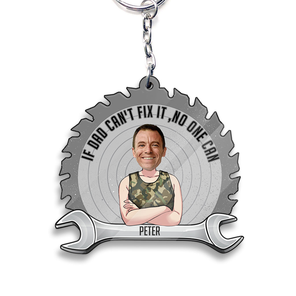 If Dad Can't Fix - Gift for dad, grandpa - Personalized Keychain