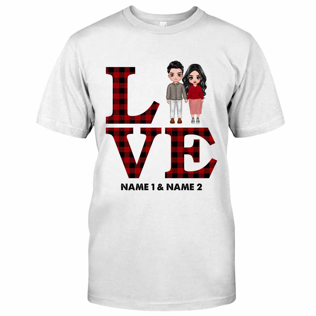 Couple amoureux - T-shirt et sweat à capuche personnalisés