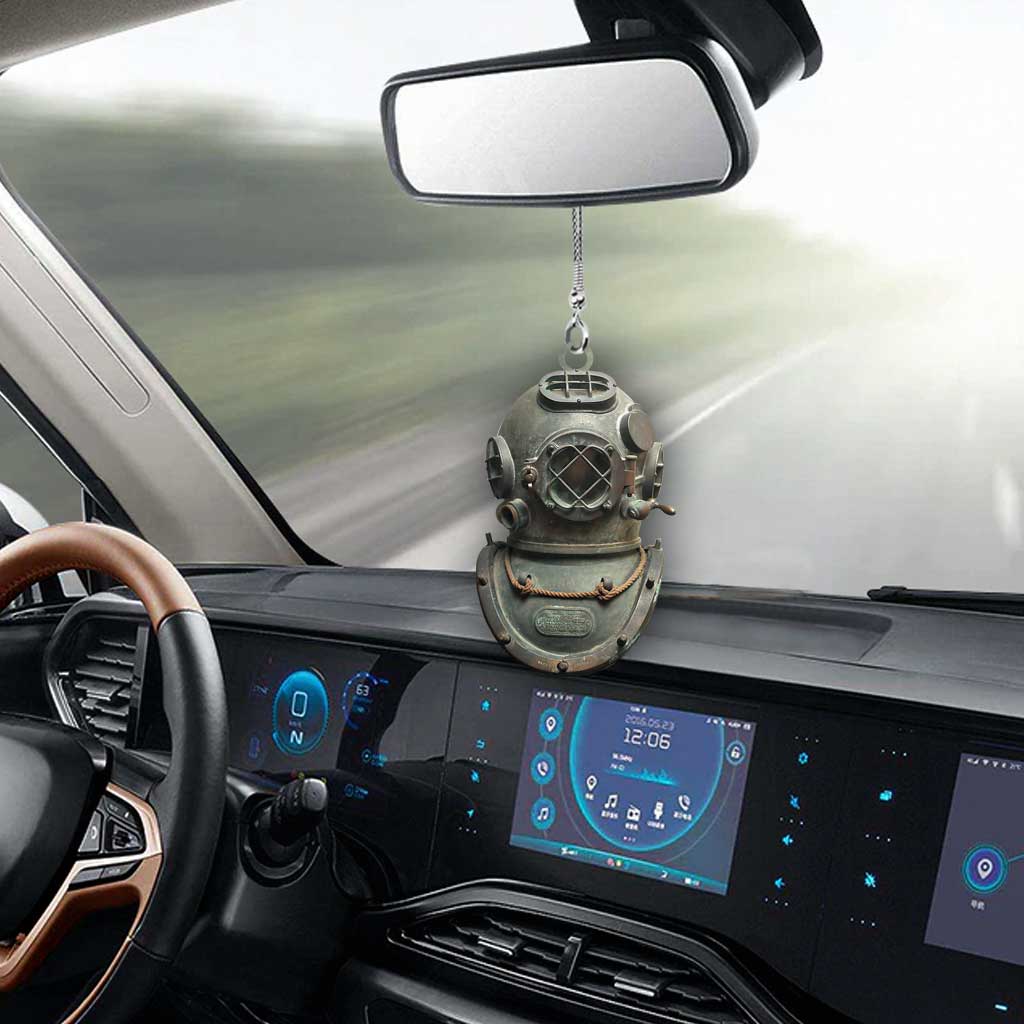 Décoration de voiture double face « J’adore la plongée » - Plongée sous-marine