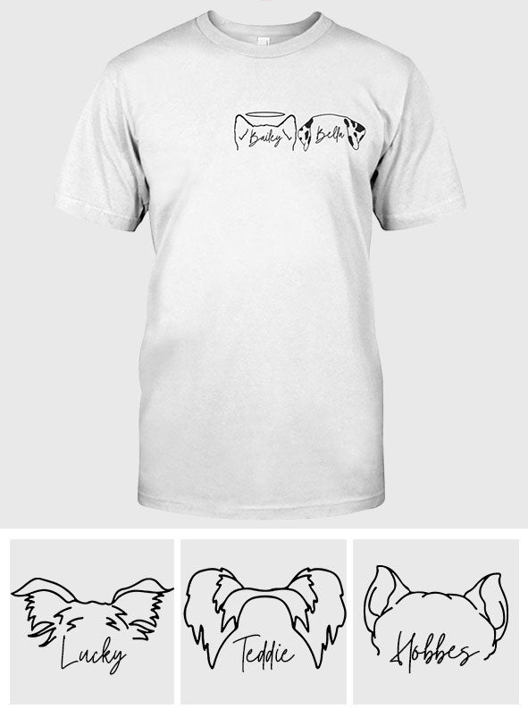 Maman de chien - T-shirt et sweat à capuche personnalisés pour chien