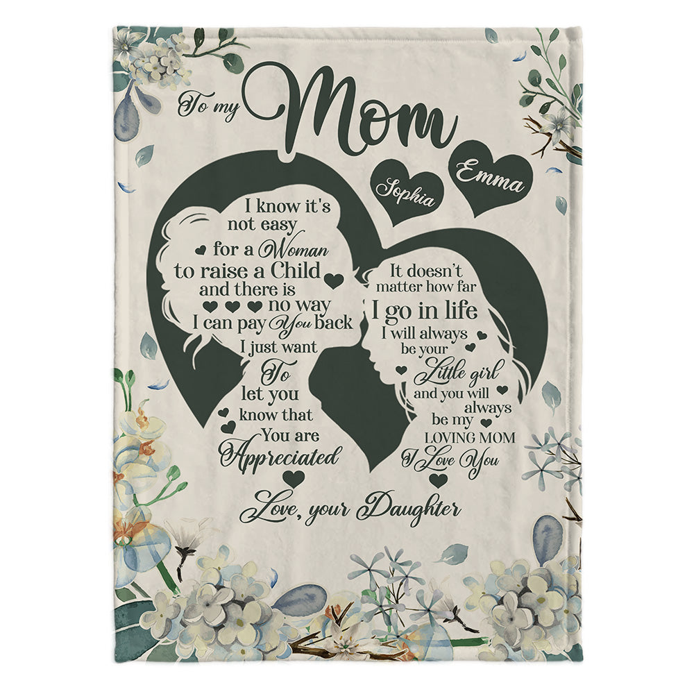 À ma maman - Couverture personnalisée pour la fête des mères