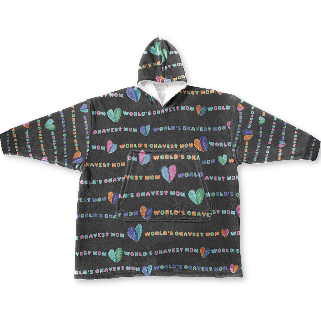 Maman la plus correcte du monde - Sweat à capuche couverture personnalisé pour la fête des mères