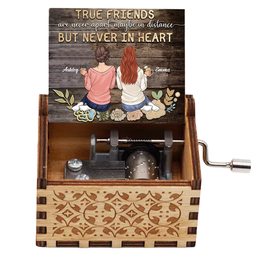 Notre amitié est une véritable bénédiction - Boîte à musique à manivelle personnalisée pour meilleure amie