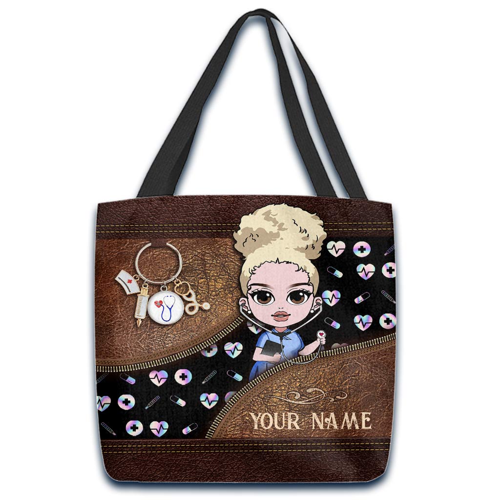 Vie d'infirmière - Sac fourre-tout personnalisé pour infirmière