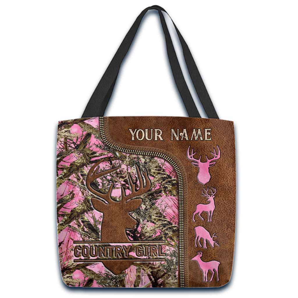 Sac fourre-tout personnalisé Country Girl - Chasse
