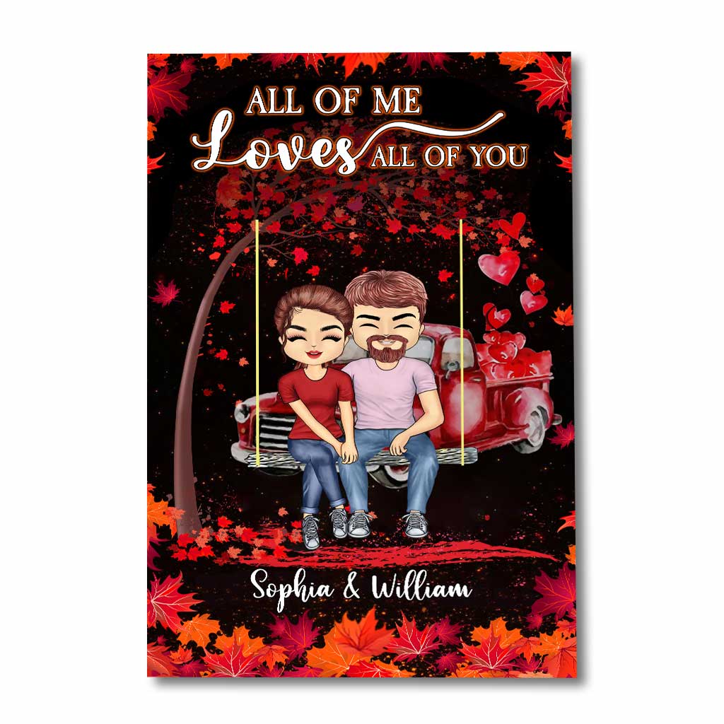 Dieu a béni le chemin difficile - Toile et affiche personnalisées pour couples