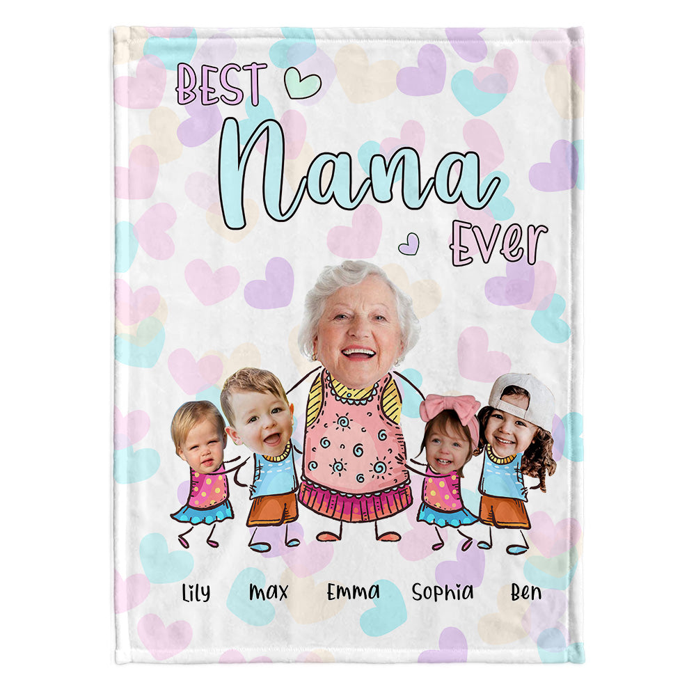 Meilleure grand-mère du monde - Cadeau pour grand-mère, maman - Couverture personnalisée