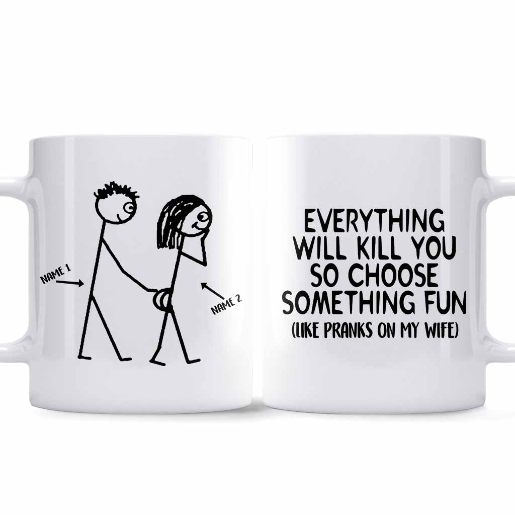 Choisissez un cadeau amusant pour une blague de couple - Mug personnalisé