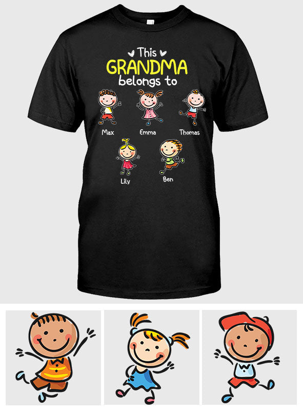 On t'aime - Cadeau pour grand-mère, papa, maman, grand-père - T-shirt et sweat à capuche personnalisés