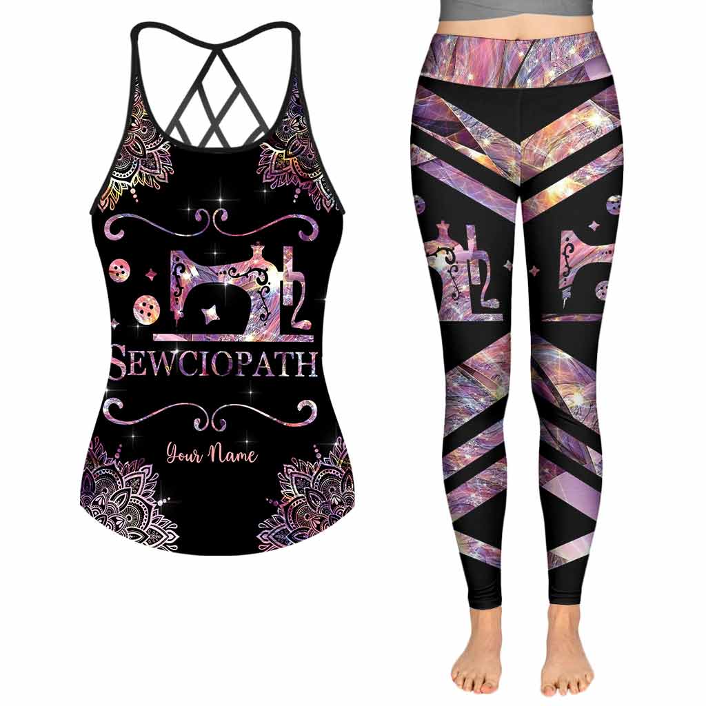 Sewciopath - Débardeur et leggings personnalisés à coudre en croix