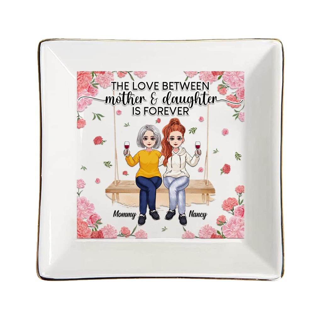 Mère et Fille - Cadeau pour maman, fille, fils - Porte-bijoux personnalisé