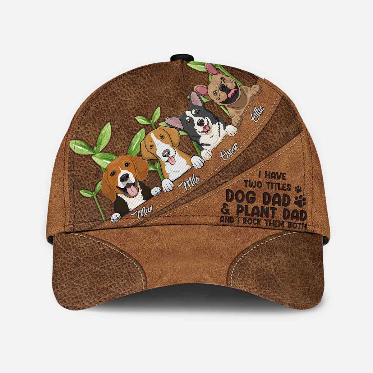 J'ai deux titres - Casquette classique de jardinage personnalisée