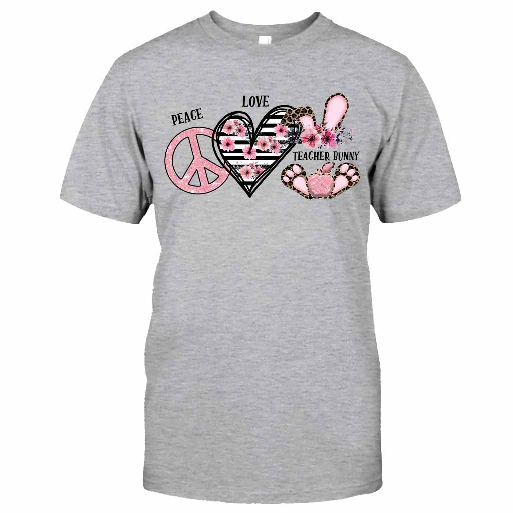 T-shirt et sweat à capuche personnalisés « Paix, Amour, Un Professeur Hip »