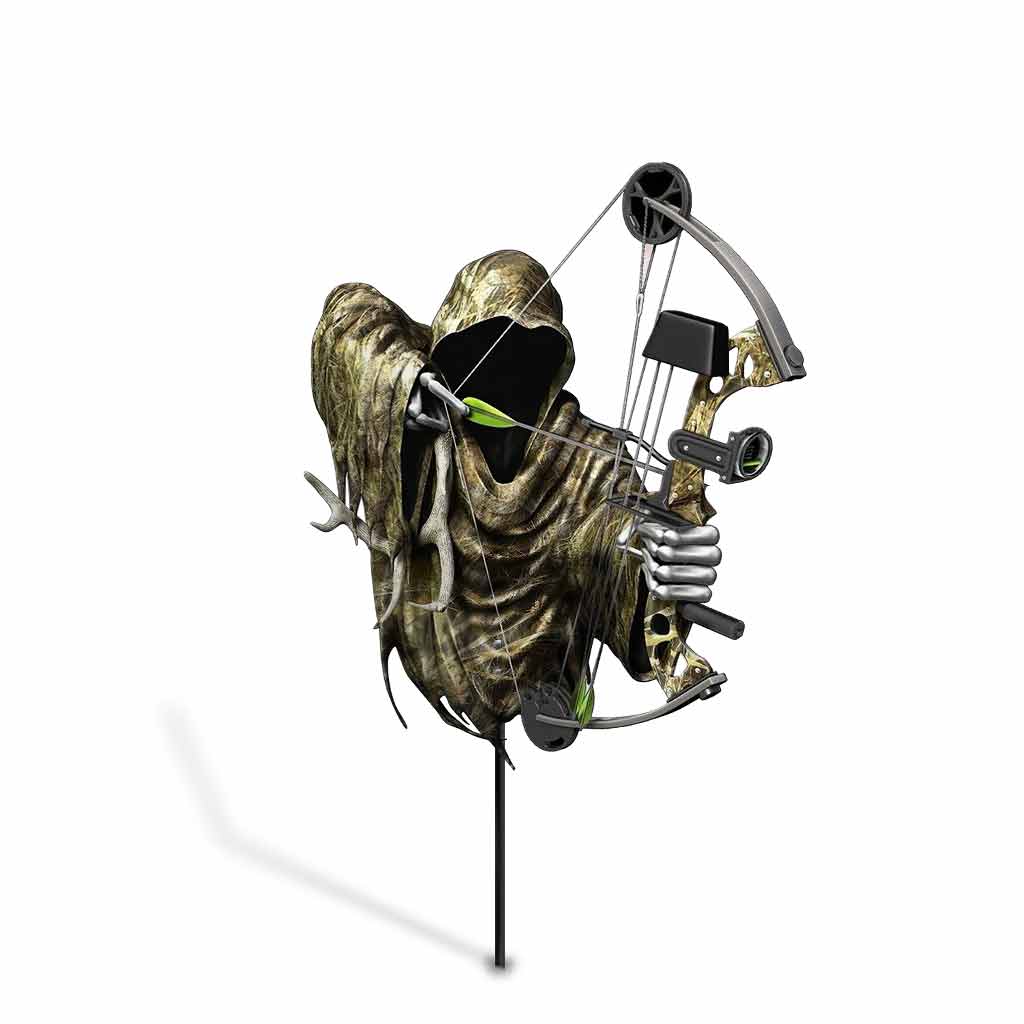 Art de jardin en métal de chasse