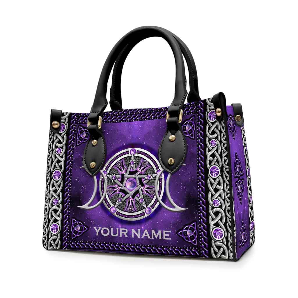 Sac à main en cuir personnalisé Magic Everyday Triple Moon - Sorcière