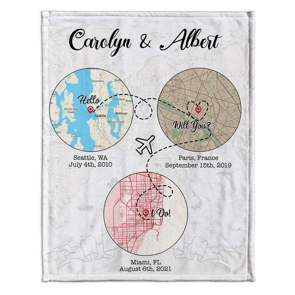 Couverture personnalisée pour couple « Bonjour, veux-tu que je te le fasse ? »