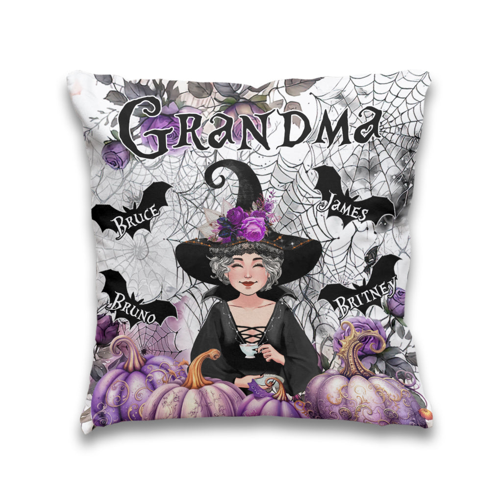 Coussin décoratif personnalisé « Grand-mère Sorcière »