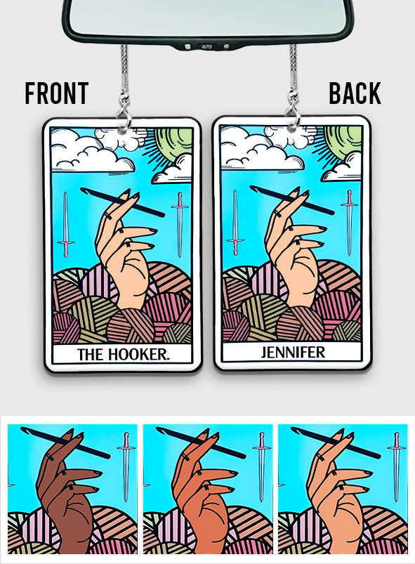 Le Hocker - Ornement de voiture personnalisé au crochet