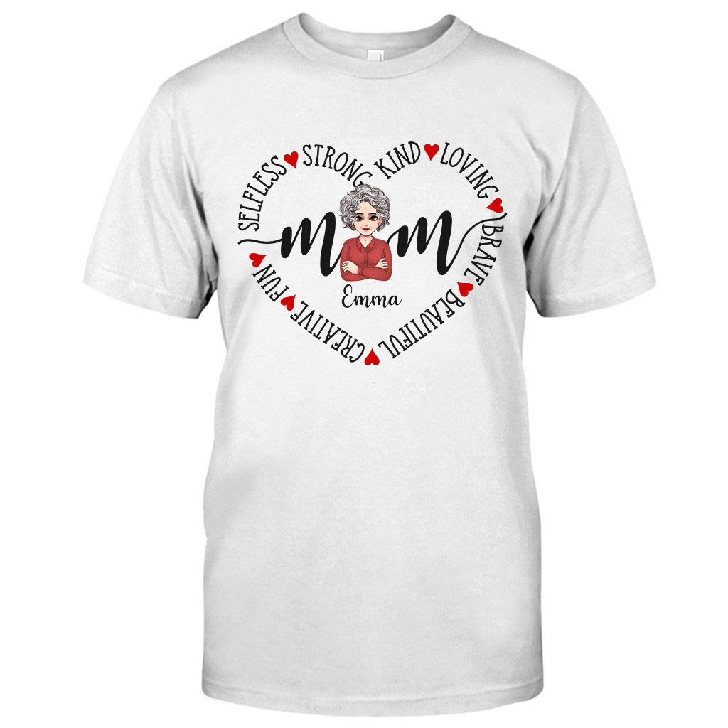 Maman - T-shirt et sweat à capuche personnalisés pour la fête des mères