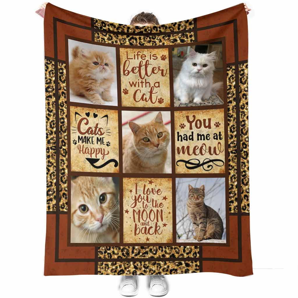 Couverture personnalisée pour amoureux des chats
