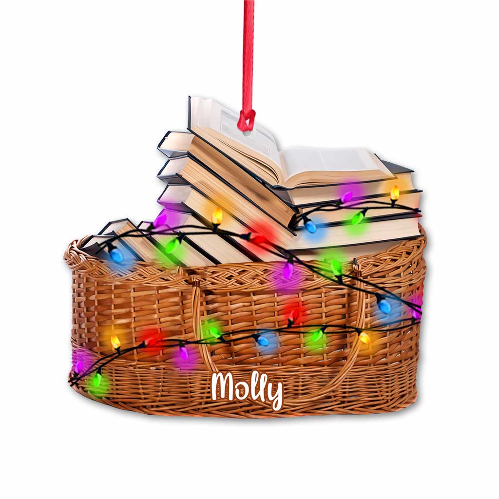 Mon pique-nique ressemble à ça - Ornement de livre de Noël personnalisé (Imprimé des deux côtés)