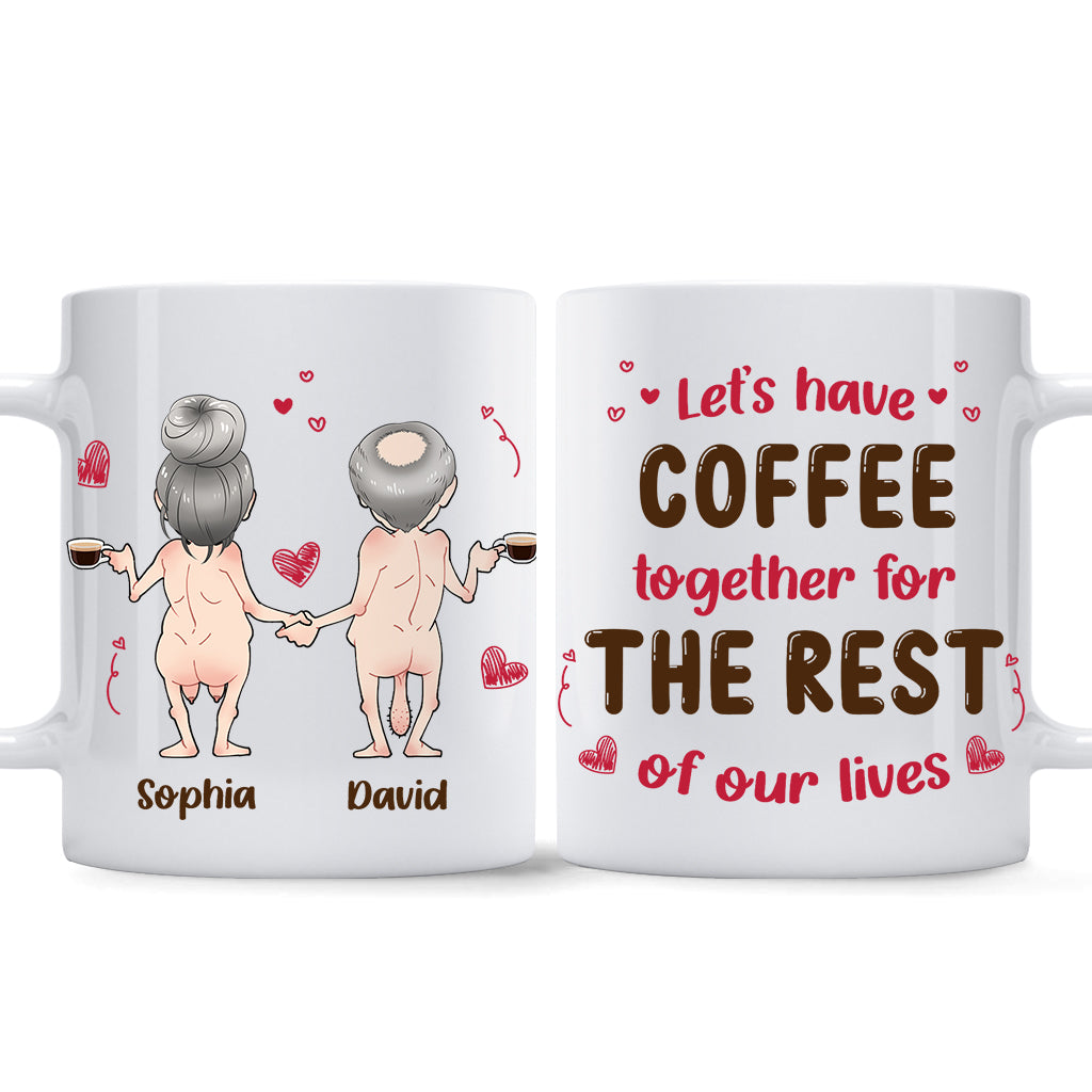 Prenons un café ensemble - Mug personnalisé pour couple