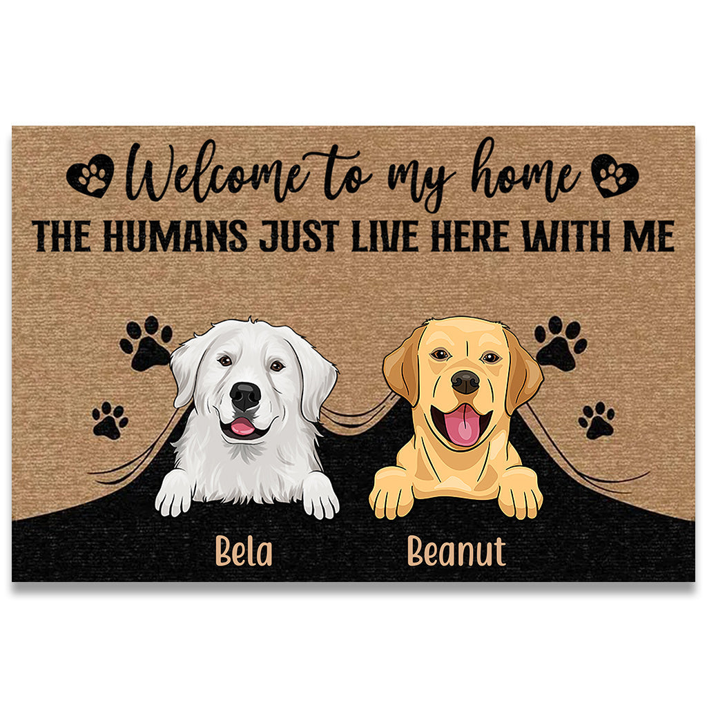 Welcome To Our Home - Personalized Dog Doormat