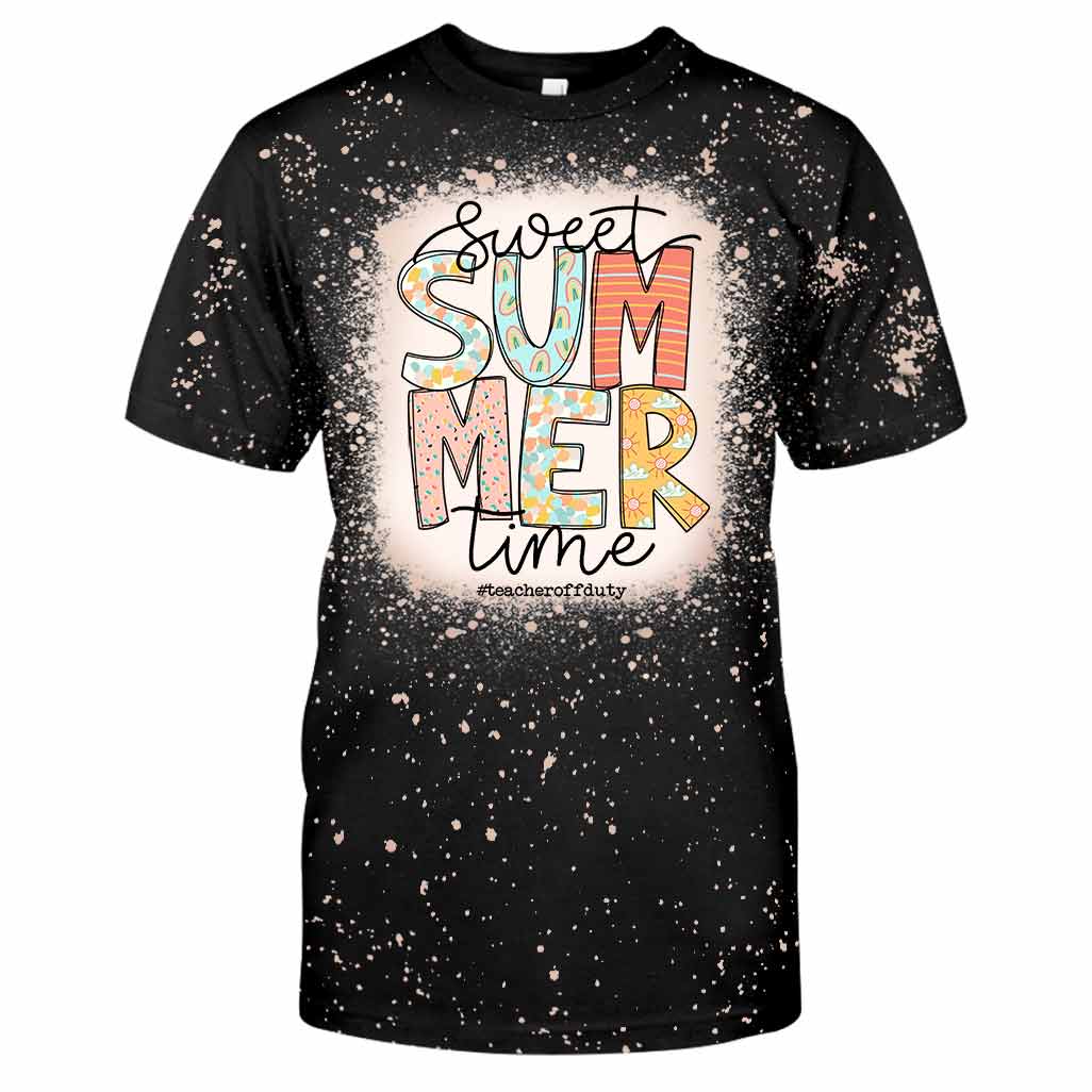 Doux été - Chemises délavées personnalisées faites à la main pour enseignants