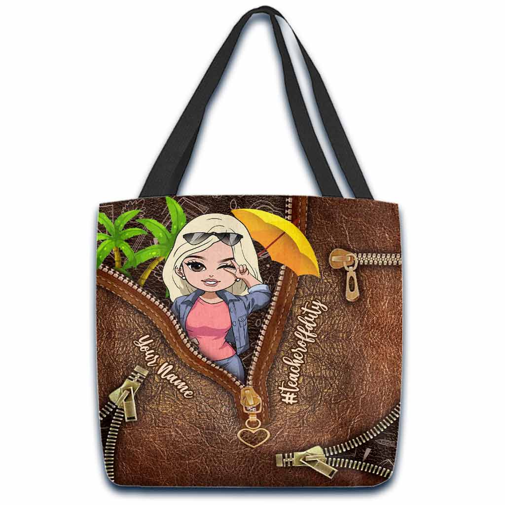 Sac fourre-tout personnalisé pour enseignants en congé