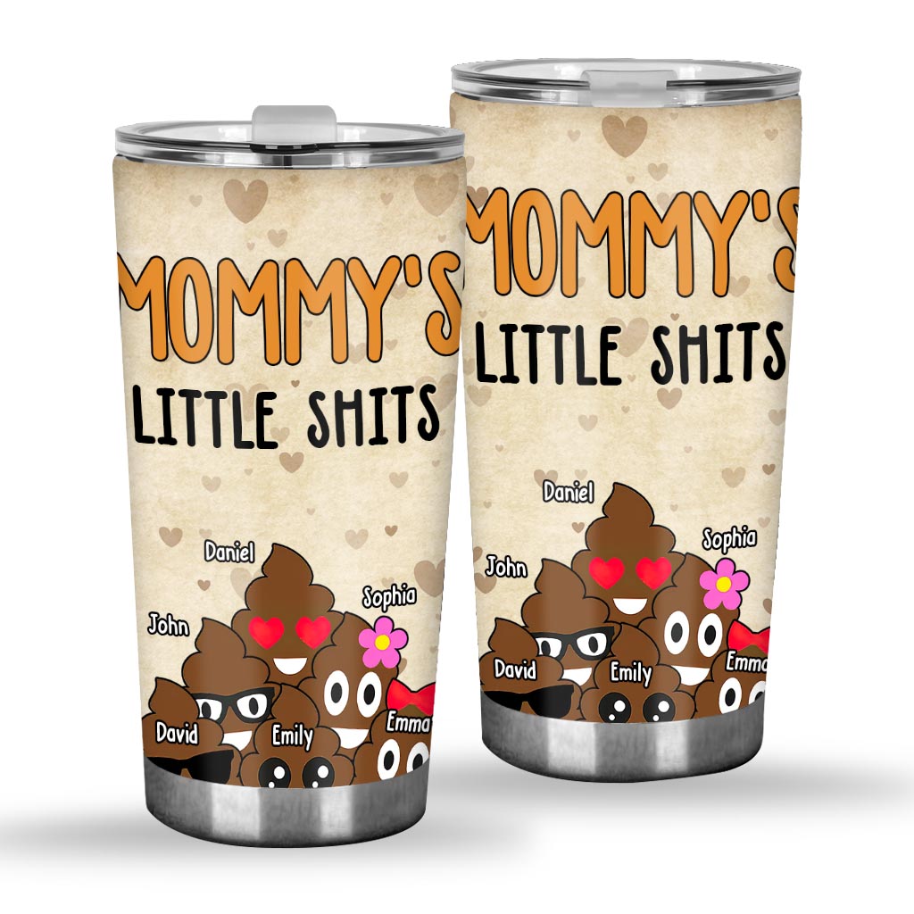 Dad's Little Cuties - Gift for dad, grandma, grandpa, mom, uncle, aunt - Personalized Tumbler