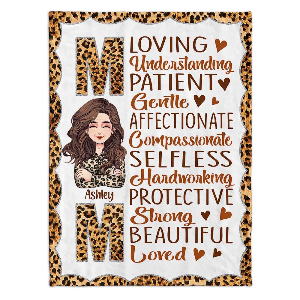 Maman - Couverture personnalisée pour la fête des mères