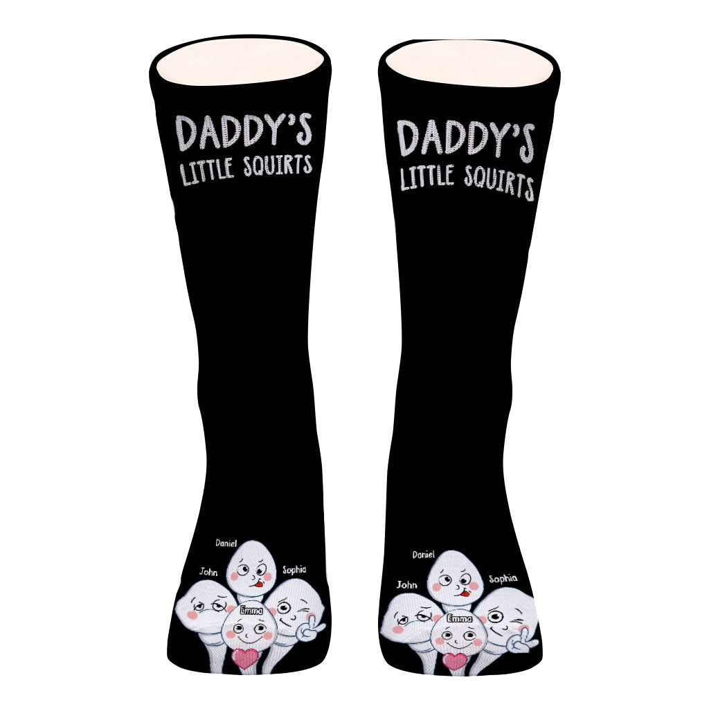 Les petits chenapans de papa - Chaussettes personnalisées pour papa